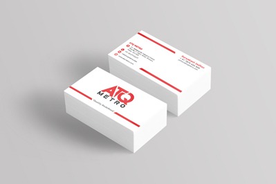 ATQ Metro business card design