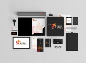 Communication collateral designed for Surya Builders Pune.