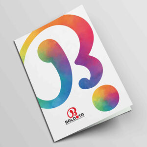 Brochure design of baldota kumkum by wdsoft