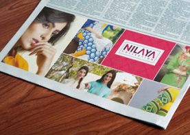 Nilaya Boutique's newspaper ad