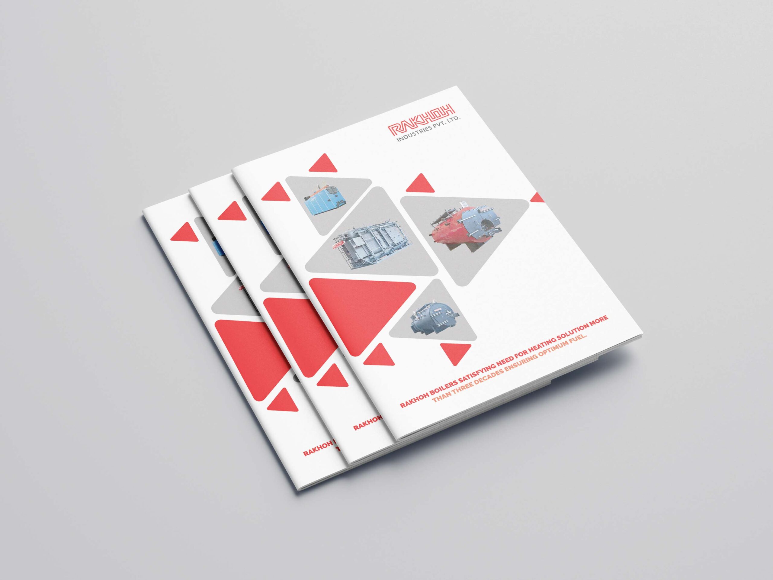 Brochure design of rakhoh industries catalogue by wdsoft