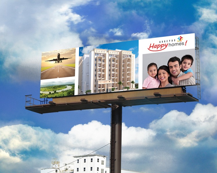 Happy Homes Hoarding Designed by WDsoft Pune