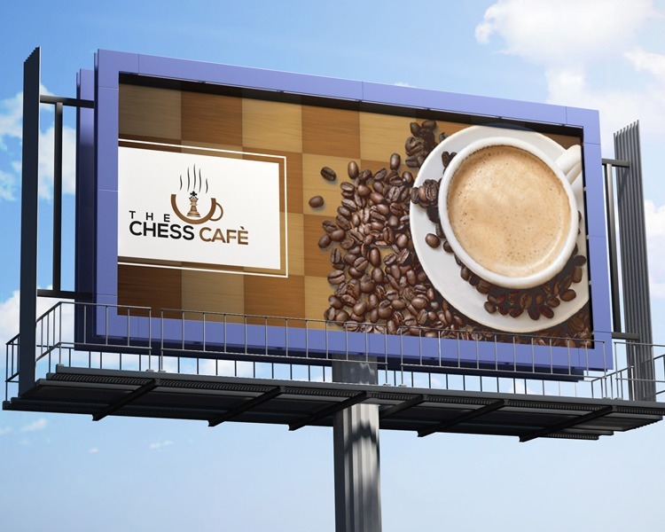 The Chess Cafe Hoarding Designed by WDsoft Pune