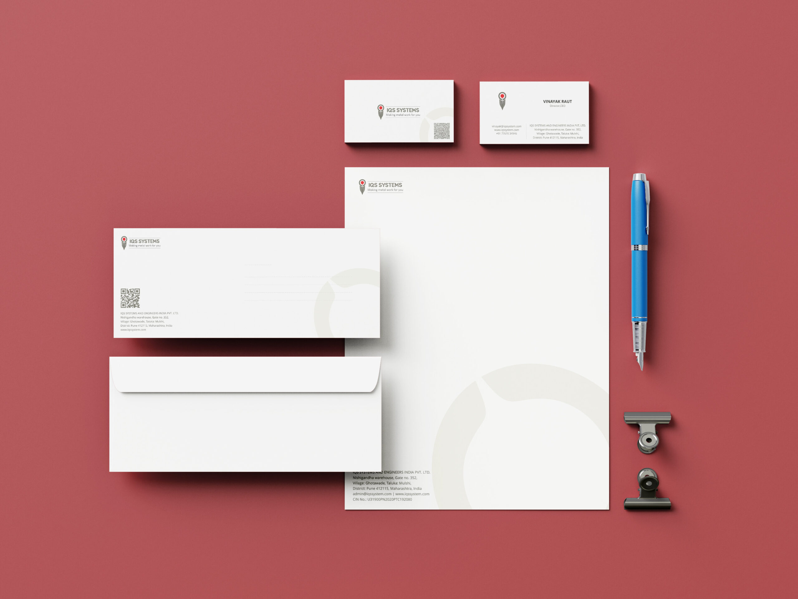 IQS Systems Stationery design by WDSOFT
