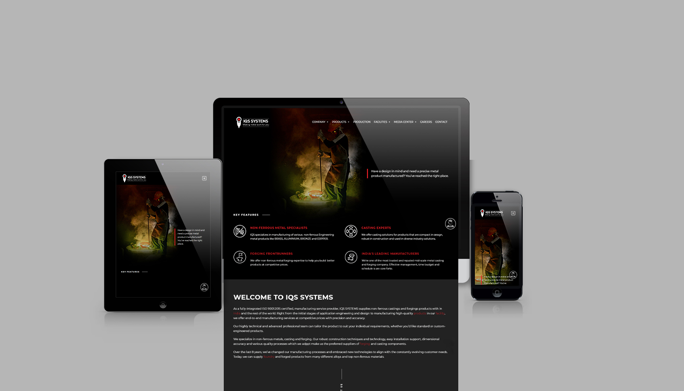IQS Systems Website Design By WDSOFT