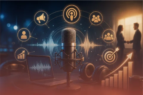 Podcast advertising for businesses and brands