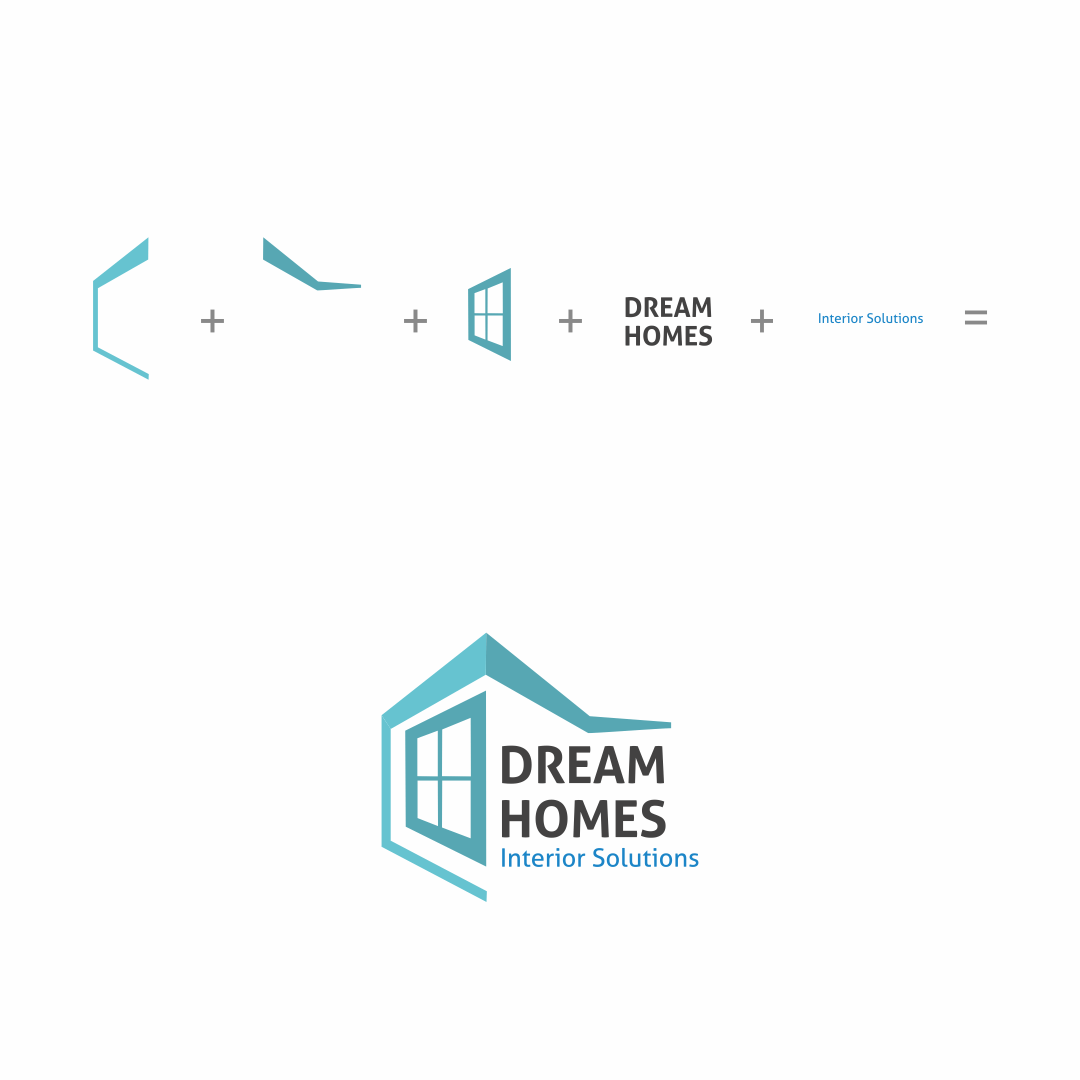Logo Designed for Dream Homes Pune
