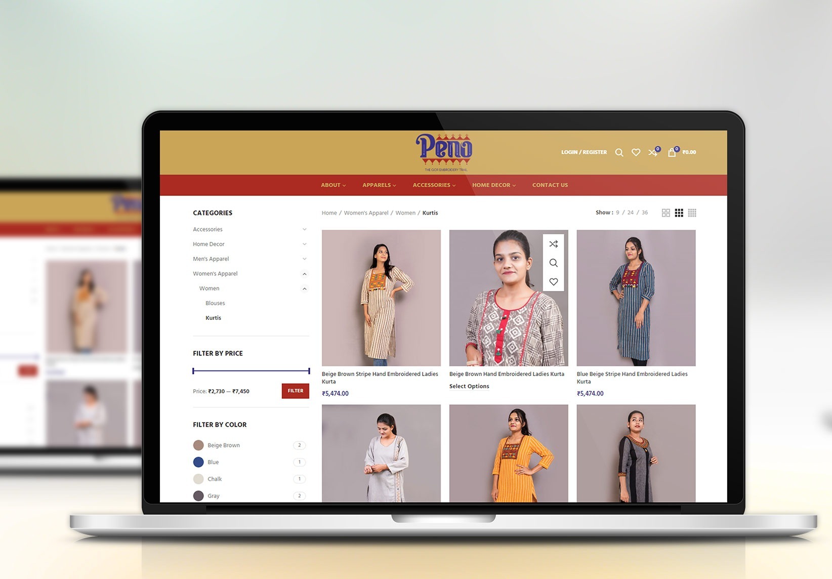 Peno Website Design by WDSOFT