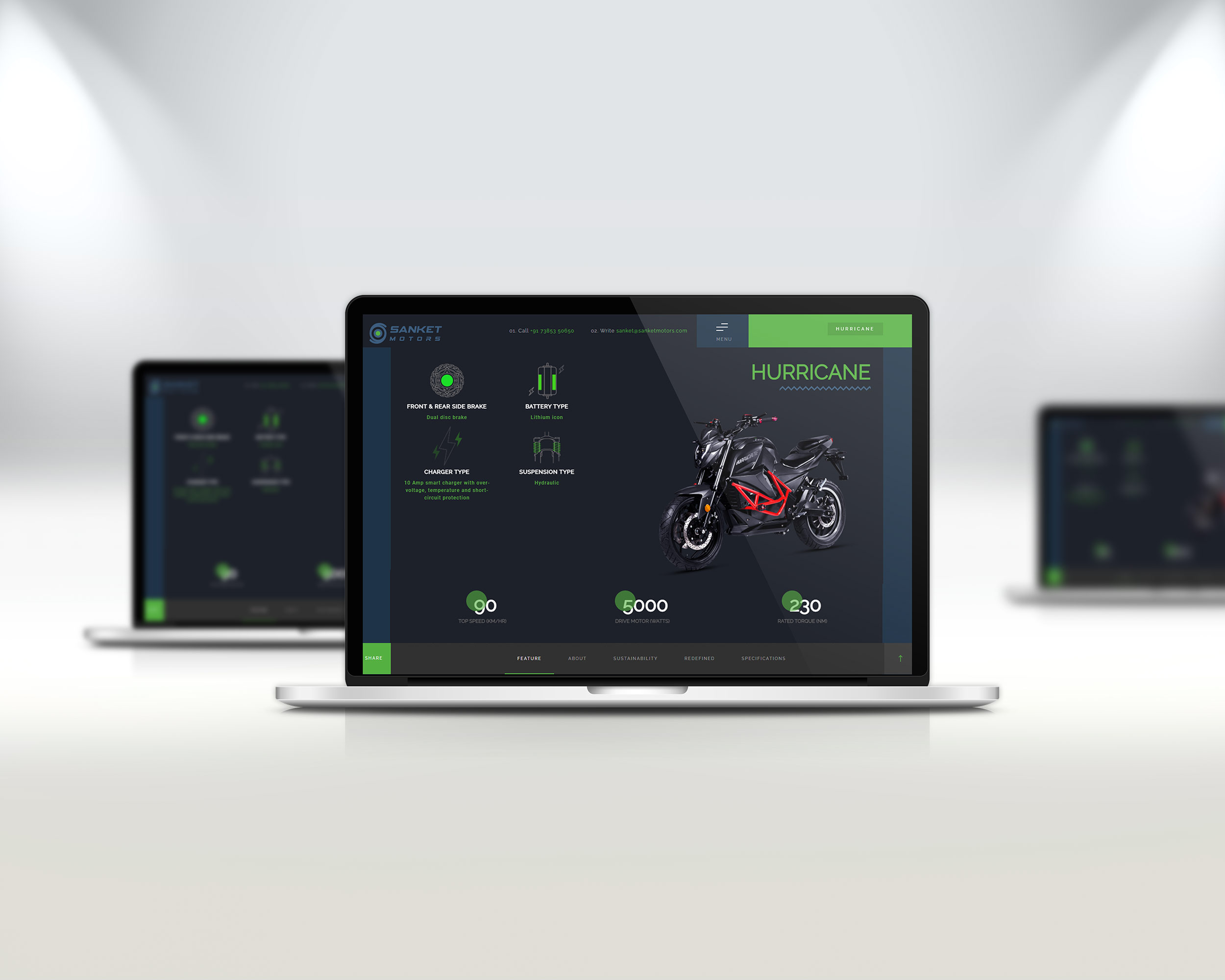 Sanket Motors Responsive-website Design by WDSOFT