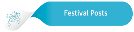 Social media content writing of festival posts