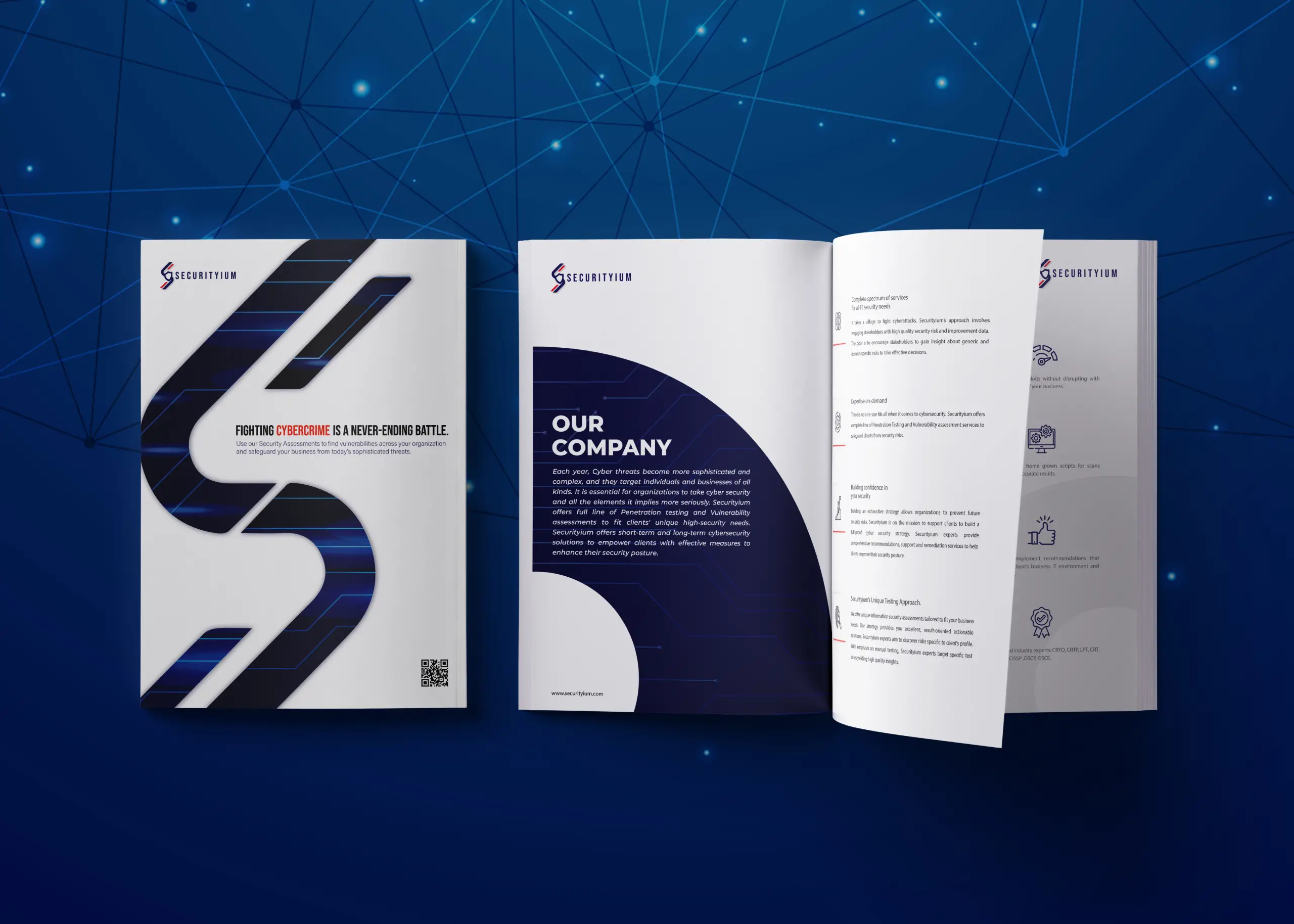 Brochure design for data science company by wdsoft
