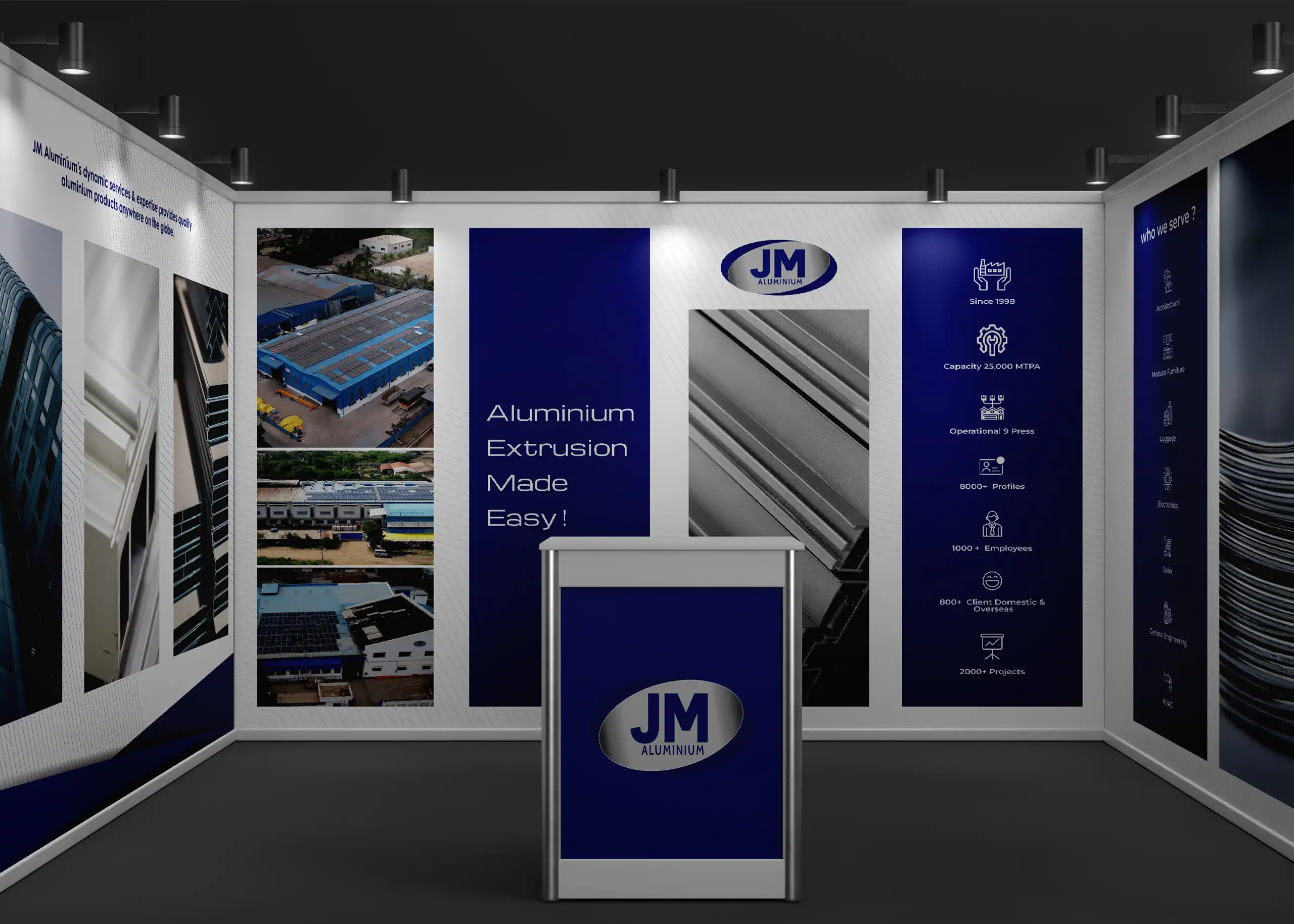 Stall Design for JM Aluminium