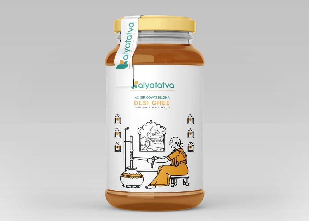 Ghee Kalyatatva Mockup