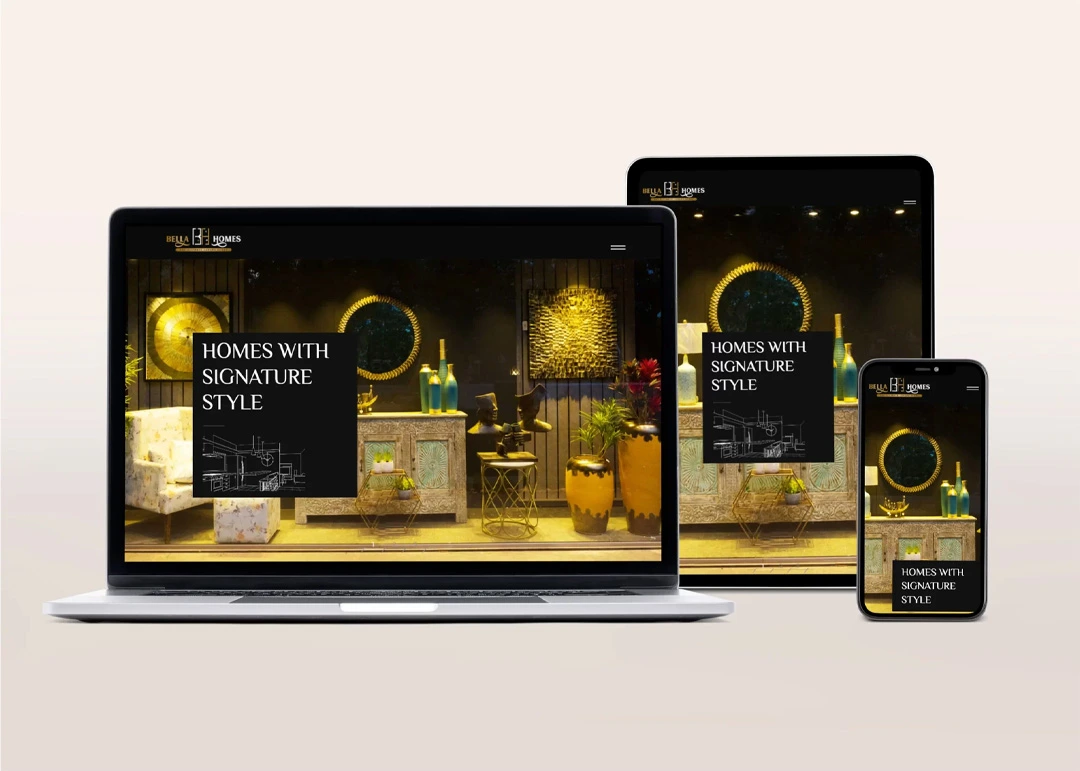 Bella Homes Website Design
