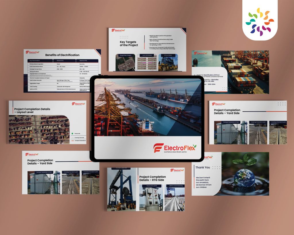 Industrial Machinery Manufacturing Company ppt designed by wdsoft i Pune, India