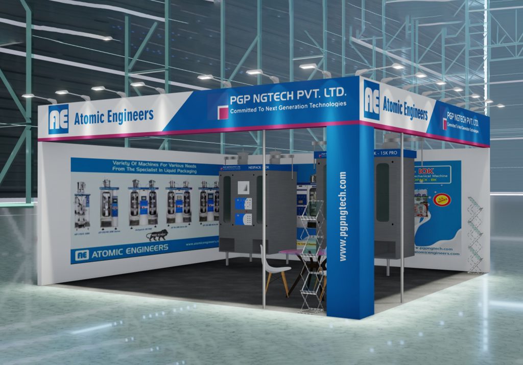 Stall design for Liquid pouch packaging machinery for the FMCG industry