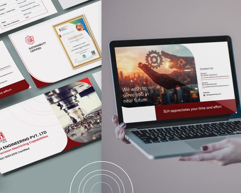 Machinery Manufacturing company ppt design by wdsoft