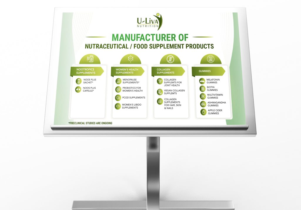 Nutraceutical and Wellness Company stall design by wdsoft Pune, India