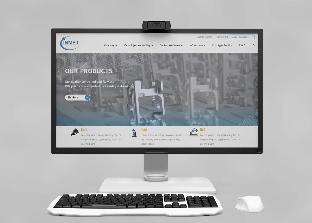 Inmet Website Design