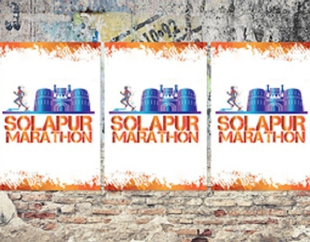 Solapur Marathon Poster Design By WDSOFT