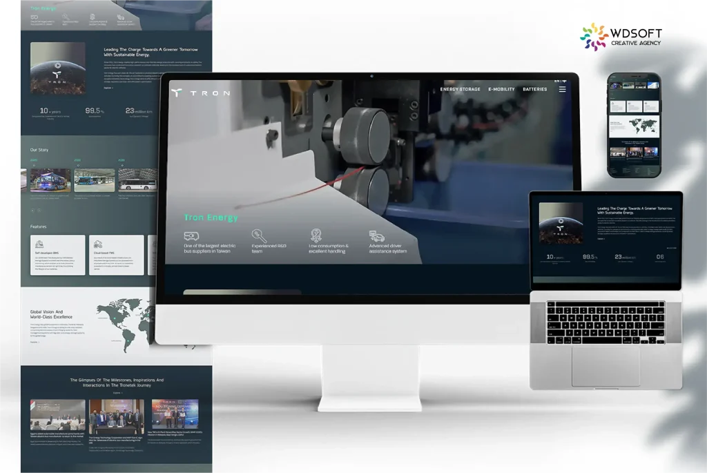 B2B website design services for Manufacturing Industry.