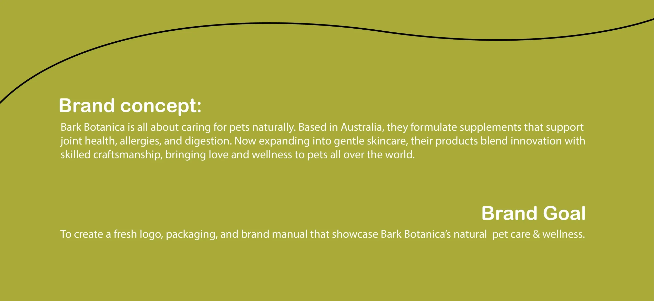 Brand Identity for pet Supplements