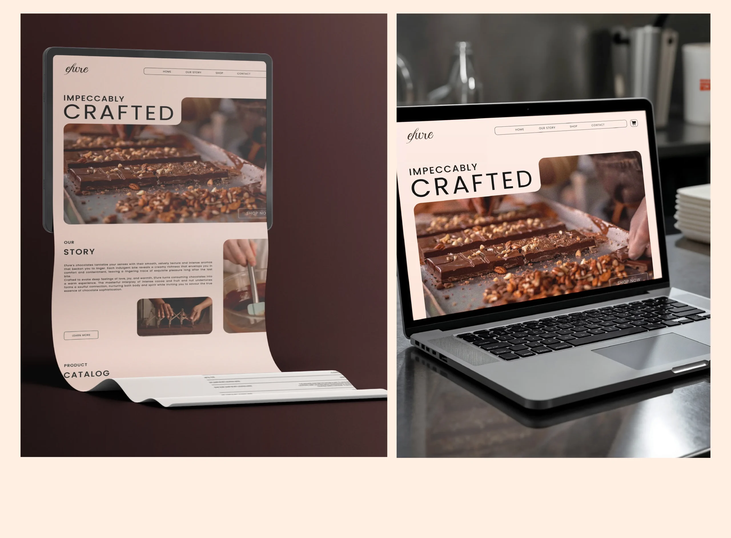 Food Brand Industry for E-commerce Website Design Service