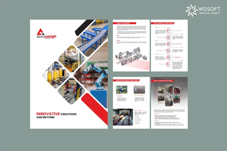 Brochure design for automation industry