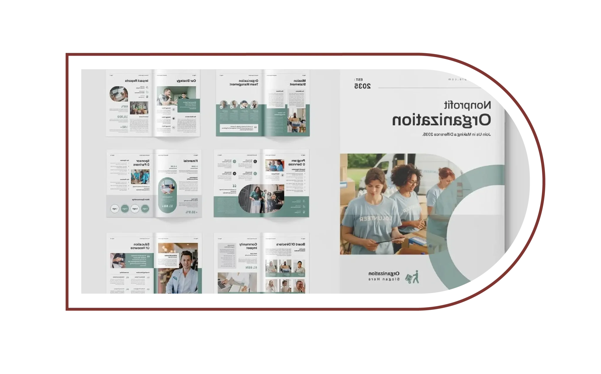 annual report layout design in india