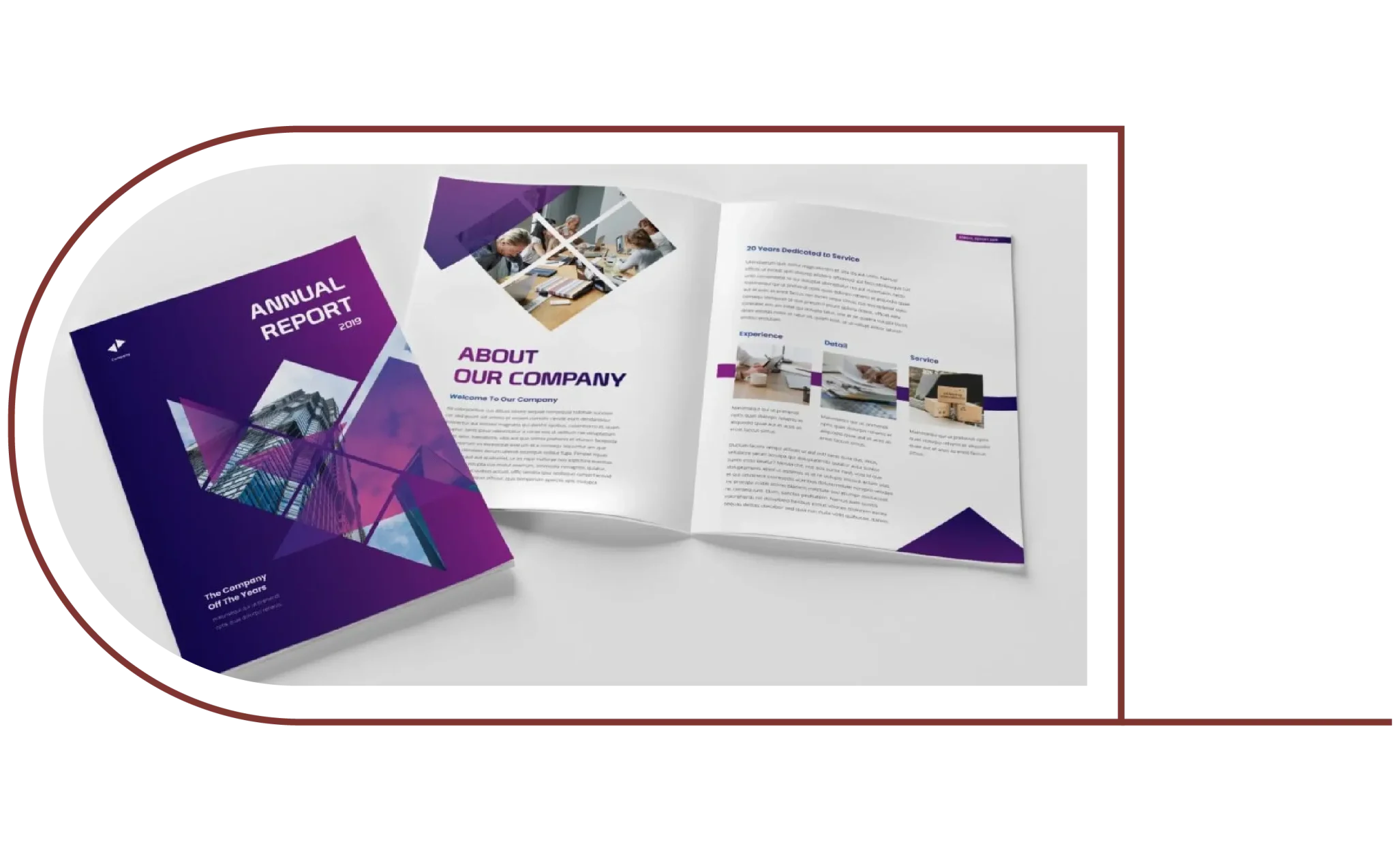 custom annual report design in india