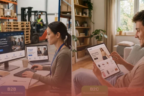 B2B vs B2C Website Design Key Differences