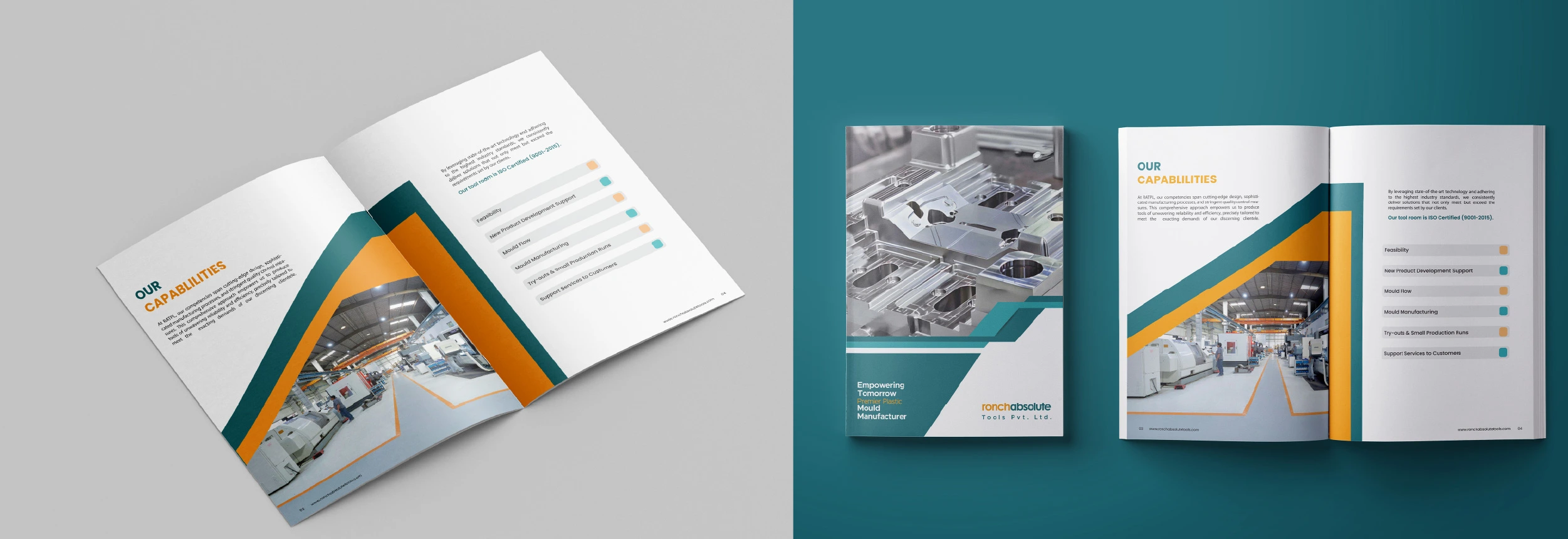Industrial brochure design service in India